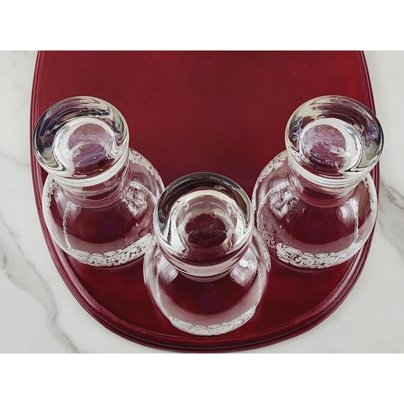 Pepsi Cola Clear Tumbler Glass 16oz Bell Shaped White Logo 6" Pedestal 70's x3 - Picture 13 of 14